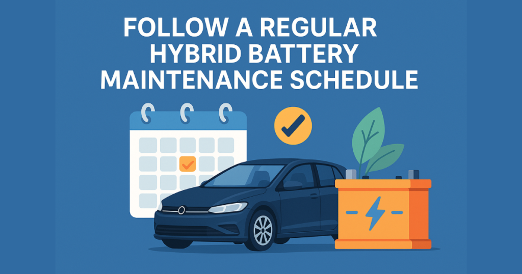 Follow a Regular Hybrid Battery Maintenance Schedule
