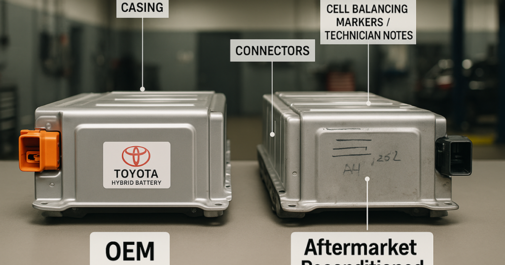 OEM vs Aftermarket Prius Battery Side by Side Comparison